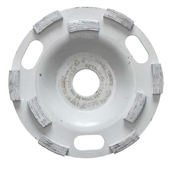 Betongsliper med grov slipekopp Betongsliper med grov slipekopp